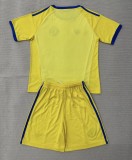 26-27 Man Utd Yellow Goalkeeper Kids Soccer Jersey