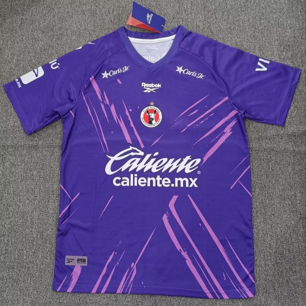26-27 Tijuana Purple GoalKeeper Fans Soccer Jersey
