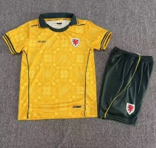 27-28 Wales Away Kids Soccer Jersey