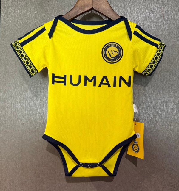 26-27 Al-Nassr Home Baby Infant Crawl Suit