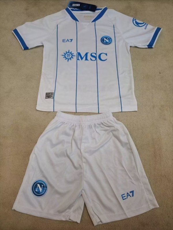 26-27 Napoli Away Kids Soccer Jersey