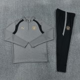 26-27 Man City High Quality Half Pull Tracksuit