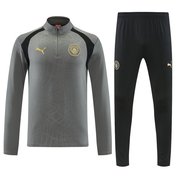 26-27 Man City High Quality Half Pull Tracksuit