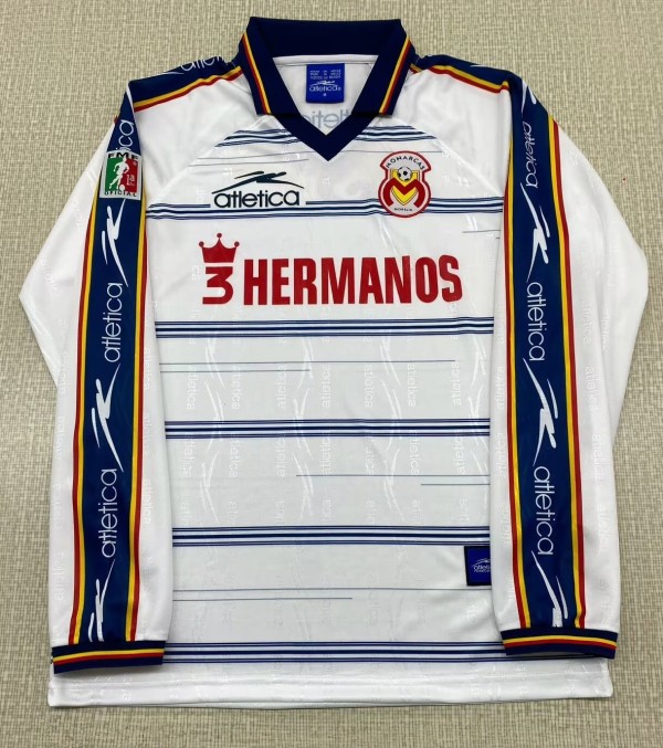1999-2000 Morelia Away Long Sleeve Fans Soccer Jersey
