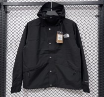 2026 TNF Black New Pattern Embroidered Windbreaker