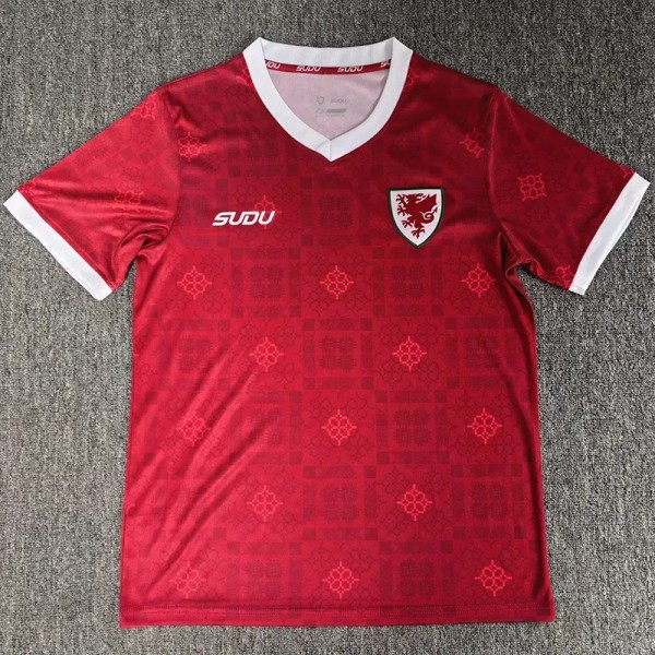 27-28 Wales Home Fans Soccer Jersey