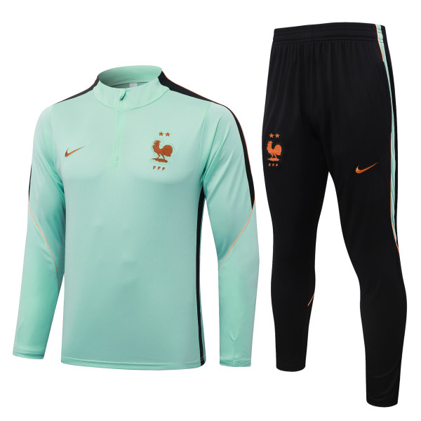 26-27 France High Quality Half Pull Tracksuit