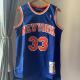 1991-92 KNICKS EWING #33 Blue Retro Embroidered version NBA Jersey
