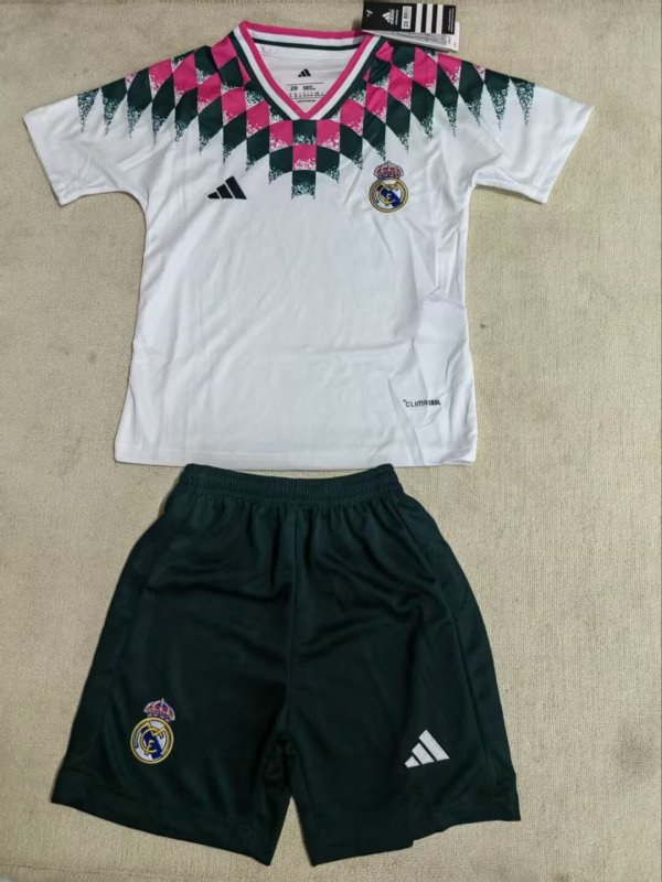 26-27 RMA White Kids Soccer Jersey