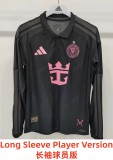26-27 Inter Miami Away Long Sleeve Player Version Soccer Jersey*长袖球员
