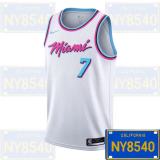 Miami Heat #7 High-Quality Heat-Pressed NBA Jersey