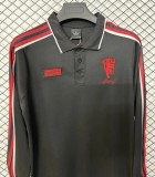 26-27 Man Utd Black Special Edition Long Sleeve Fans Soccer Jersey*长袖