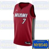 Miami Heat #7 High-Quality Heat-Pressed NBA Jersey