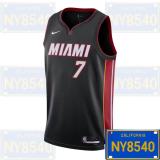 Miami Heat #7 High-Quality Heat-Pressed NBA Jersey