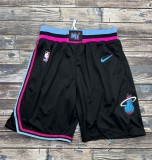 Miami Heat High-Quality Heat-Pressed NBA Shorts