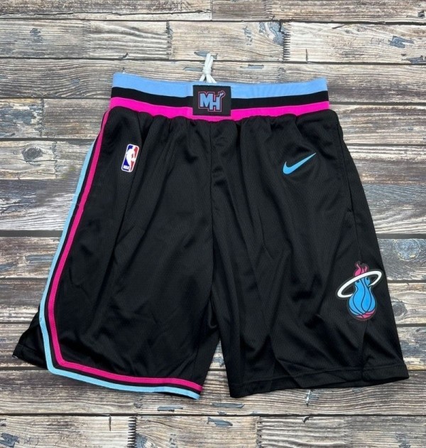 Miami Heat High-Quality Heat-Pressed NBA Shorts