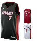 Miami Heat #7 High-Quality Heat-Pressed NBA Jersey