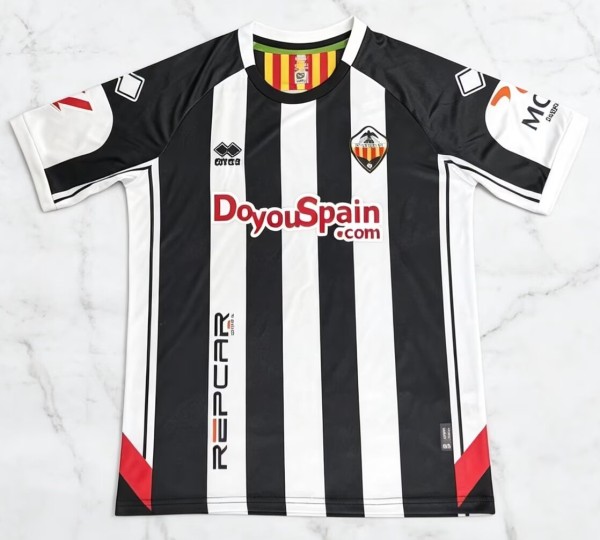 26-27 CD Castellon Home Fans Soccer Jersey