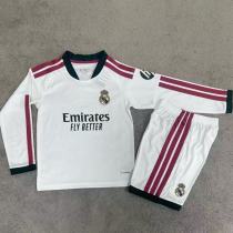 26-27 RMA Home Long Sleeve Kids Soccer Jersey