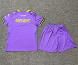 26-27 Dortmund Third Kids Soccer Jersey