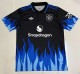 26-27 Man Utd Black Blue Polo Short Sleeve