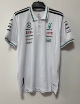 2026 F1 Benz New Pattern Short Sleeve Racing Suit