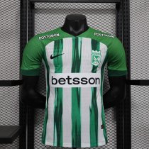 24-25 Atletico Nacional Home Player Version Soccer Jersey