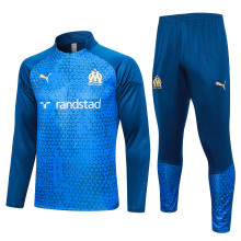 23-24 Marseille High Quality Half Pull Tracksuit