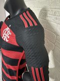 24-25 Flamengo Home Long Sleeve Player Version Soccer Jersey