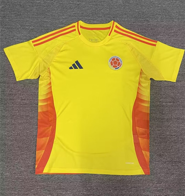 2024 Colombia Home Fans Version Soccer Jersey