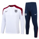 24-25 England High Quality Half Pull Tracksuit 