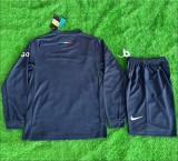 24-25 PSG Home Long Sleeves Kids Soccer Jersey