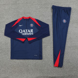 24-25 PSG High Quality Half Pull Tracksuit