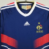 2010 France Home Retro Soccer Jersey