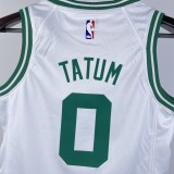 2023 CELTICS TATUM #0 White Top Quality Hot Pressing Kids NBA Jersey