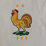 2024 France White Fleece Hoodie