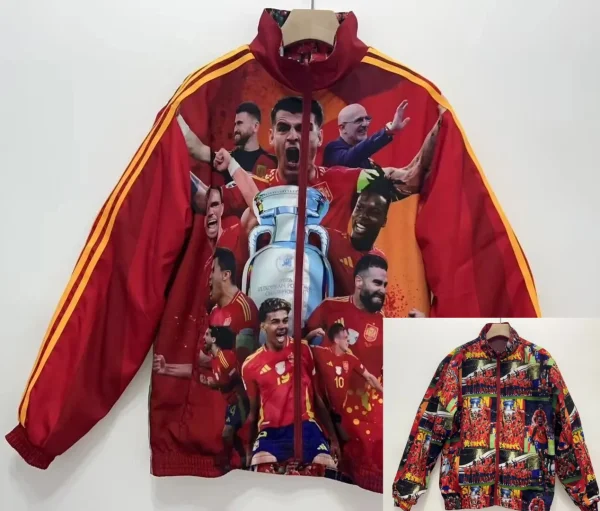 2024 Spain Double Sided Windbreaker