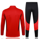 23-24 Man Utd High Quality Half Pull Tracksuit