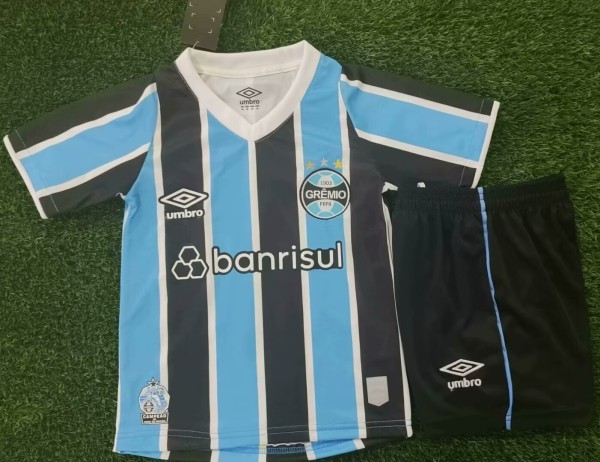 24-25 Gremio Home Kids Soccer Jersey
