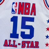 ALL-STAR CARTER #15 White Top Quality Hot Pressing NBA Jersey