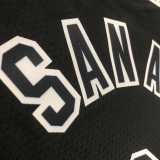 22-23 SA Spurs LEONARD #2 Black Top Quality Hot Pressing NBA Jersey (Retro Logo)
