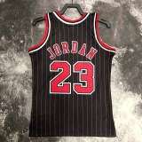 1996 BULLS JORDAN #23 Black Retro Top Quality Hot Pressing NBA Jersey