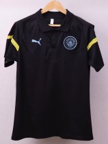 24-25 Man City Black Polo Short Sleeve