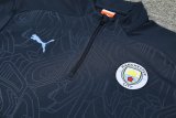 24-25 Man City High Quality Half Pull Tracksuit