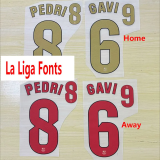 24-25 BAR Away Kids Player Version Soccer Jersey