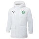 24-25 Palmeiras White Hooded Windbreaker Fabric Cotton Coat
