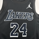 LAKERS BRYANT #24 Black Top Quality Hot Pressing NBA Jersey