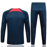 23-24 PSG High Quality Half Pull Tracksuit
