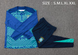 24-25 Brazil High Quality Half Pull Tracksuit
