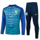 24-25 Brazil High Quality Half Pull Tracksuit